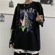 thumbnail image 4 of Estilo Coreano Ropa De Los Hombres Camiseta De Manga Corta De Dibujos Animados Eléctrico shock Estrella anime Diseño De Impresión Unisex De Gran Tamaño Camisa casual Desgaste De Calle top hip-hop Negr, 4 of 4