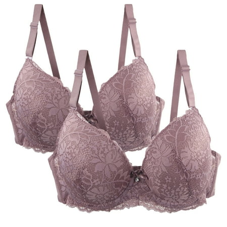 Arnsht Women s Full Coverage Plus Size Lace Seamless Underwire Minimizer Bras Sexy Push Up Padded Sports Bra Stretch Comfortable Breathable Everyday Bars XL