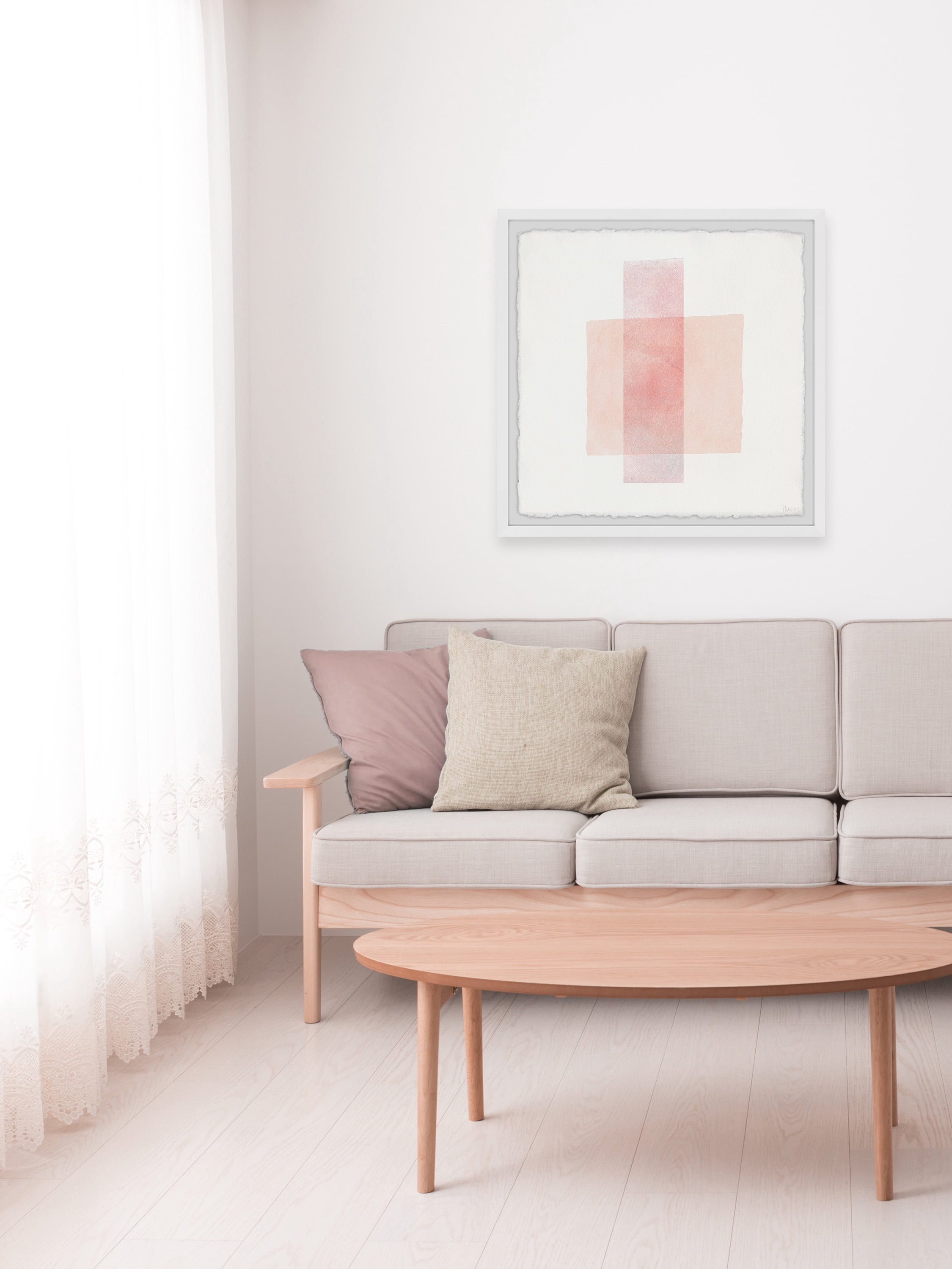 Parvez Taj Crossing Red Line Framed Wall Art