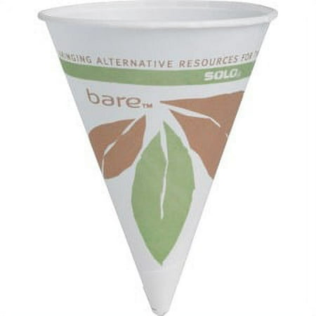 Bare 4 ounce Paper Cone Cups