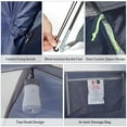 thumbnail image 4 of Camel Crown 3-4 Person Dome Tent Waterproof Camping Tents Outdoor Travel Backpacking Tent,Navy Blue Gray, 4 of 9