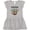 AC-Heather Grey, variant on Inktastic Pawpaw Loves Me Cute Sloth and Baby Girls Toddler Dress