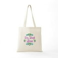 thumbnail image 5 of CafePress - Live Laugh Love Tote Bag - Unisex Canvas Tote Bag, Beige, 1-Piece, 5 of 6