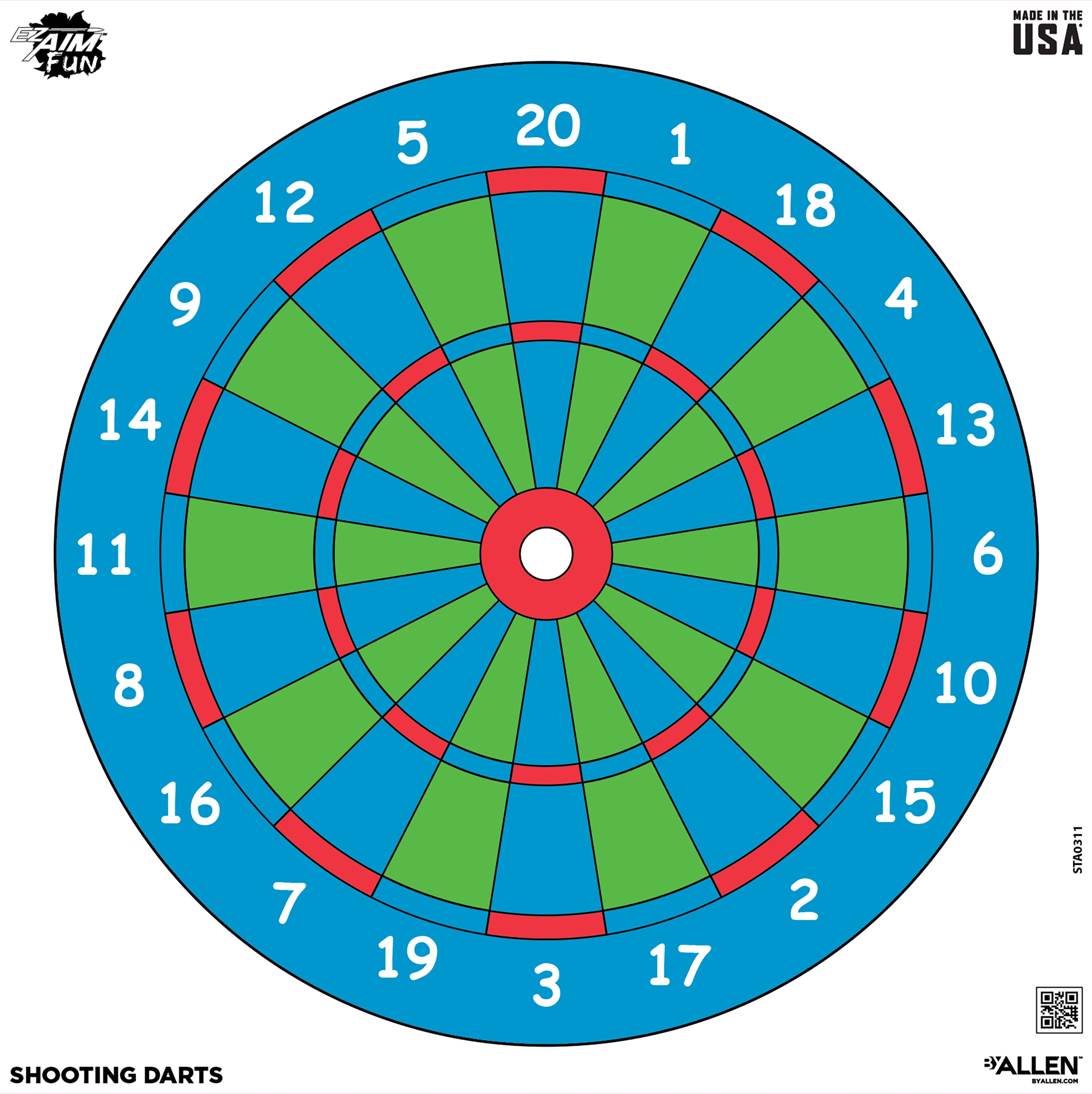 Ez Aim Fun Paper Shooting Targets, Triggering More Fun, 12 In Square, 9-Pack, Multi-Color, 2 Pack