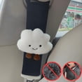 thumbnail image 4 of Aursykel Car Seat Belt Shoulder Pad Pair Adorable Soft Protector Universal Four Season Safe Ride Enhanced Relaxedable for SUVs Sedans Minivans Easy Installation Cute Design, 4 of 8