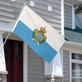 thumbnail image 3 of Aihccy San Marino Crest Flag with Brass Grommets Size - 3x5Ft, 3 of 3