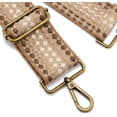 thumbnail image 3 of Municipal Bronze Buckles Purse Strap, 2' Wide Crossbody Handbag Strap Adjustable Replacement Shoulder Strap Vintage Embroidery Guitar Style(5CM-Color7), 3 of 5
