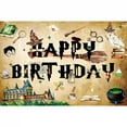 thumbnail image 6 of Magic Castle School Birthday Party Decor Background Magician Halloween Kids Baby Shower Party Supplies Banner Photo Props, 6 of 7