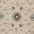 thumbnail image 5 of SAFAVIEH Lyndhurst Janel Traditional Bordered Area Rug, Light Beige/Anthracite, 7' x 7' Round, 5 of 6