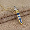 thumbnail image 4 of HSHDLDF Legend Of Zelda Removable Master Sword Pendant Gold Color Necklace Game Jewelry For Men Gifts -30, 4 of 7