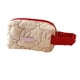 thumbnail image 2 of Bolsa de maquillaje de algodón, bolsa de cosméticos suave, bolsa de almacenamiento de maquillaje, patrón de conejo, costuras de algodón suave, cierre de cremallera, asa resistente, bolsa de cosméticos, 2 of 5