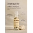 thumbnail image 2 of Natural Spring Salt Crystals & Organic Pepper - Glass Mill, 2 of 6