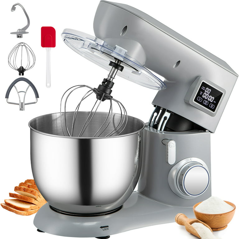 Stand Mixer, 7.5QT Kitchen Electric Food Mixer 10-Speed Tilt-Head Dough  Mixer for Baking&Cake, with Stainless Steel Bowl, Whisk, Dough Hook,  Beater, Splash Guard (660W)