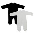 thumbnail image 1 of Bambini 515WS1D1 Interlock Closed-toe Sleep & Play, Black & White - Small, 1 of 3