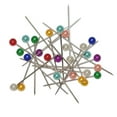 thumbnail image 3 of UNIQUE CREATIV Extra‑Long Pearl Head Pins, 41 mm × 0.6 mm, 100‑Pack – Bright Mixed Colours, 3 of 3