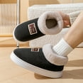 thumbnail image 4 of Mostsola Boots for Women Cozy Fuzzy Memory Foam House Slipppers Casual Indoor Slip on Shoes, 4 of 6