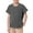 Dark Gray, variant on Hiiyo Big Boys T-Shirt Solid Color Short Sleeve Pocket T Shirt, Purple
