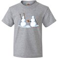 thumbnail image 3 of Inktastic Snowman Stickup with Hairdryer Youth T-Shirt, 3 of 5