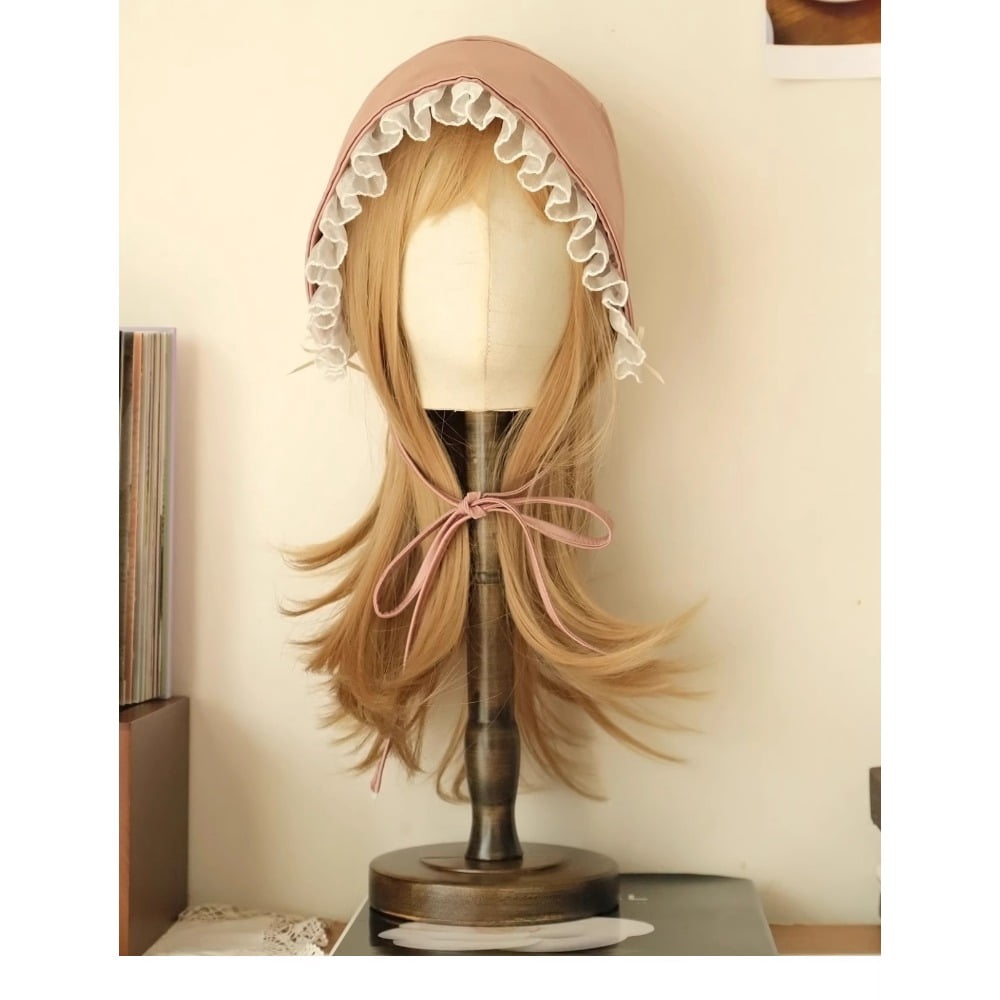 Vintage Victorian Style Bonnet Hat for Women，Retro and Chic Basin Hat for Cute Girls and Lolita Cosplay