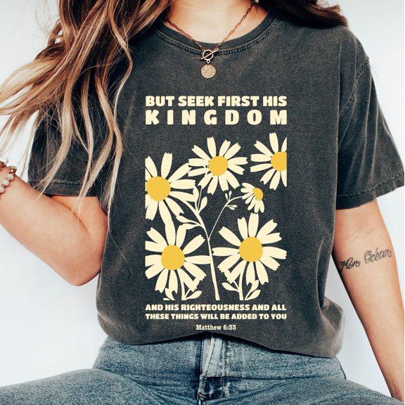 Christian Gifts Inspirational Bible Verse Faith T-Shirt