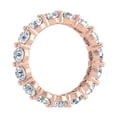 thumbnail image 2 of 5 Carat Diamond Eternity Wedding Band Ring in 14K Rose Gold - IGI Certified (Ring Size 6) (Value Collection), 2 of 4