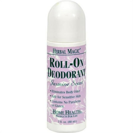 Home Health HG0280198 3 fl oz Roll-on Deodorant Herbal Magic - Jasmine