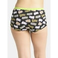 thumbnail image 3 of Way to Celebrate Women's Halloween Boyshort Panties, 3-Pack, Sizes S-XXL, 3 of 6