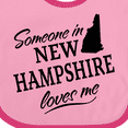 thumbnail image 4 of Inktastic Someone in New Hampshire Loves Me Boys or Girls Baby Bib, 4 of 4