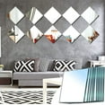 thumbnail image 3 of BUTORY 10Pcs DIY Tiles Mirror Stickers Ultra-thin Flexible Mirror Sheets for Home Bedroom Closet Bathroom, 3 of 5