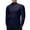 G398 Navy, variant on Mens T Shirts High Neck Long Sleeve Solid Color Spring Summer Warm Stretchable Fashion Dailywear Mens Shirt Size 2Xl Green