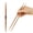Natural/9"/Paper Sleeve/1000 Count, variant on Bambuddha Round Square Natural Bamboo Modern Chopsticks - with Paper Band - 9 1/2" - 1000 count box
