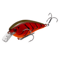 Strike King KVD Square Bill 1.0 Crankbait Fishing Lure Fire Craw ...