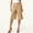 Khaki, variant on Gamviast Womens Casual Wide Leg Culottes High Waisted Wrap Style Trousers with Tie Waist Elegant Flowy Lounge Pants Flattering Office Workwear Summer Fashion Black XXXL