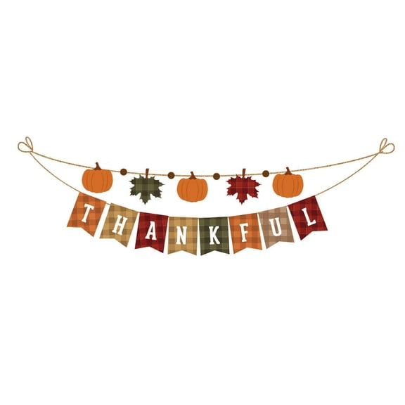Briarwood Lane Thankful Fall Burlap String Banner