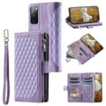 thumbnail image 5 of for Samsung Galaxy S20 FE Wallet Case with Magnetic Kickstand Wrist Strap Card Slots, High Quality PU Leather Flip Cover for Samsung Galaxy S20 FE 6.5 Inch,Purple, 5 of 12