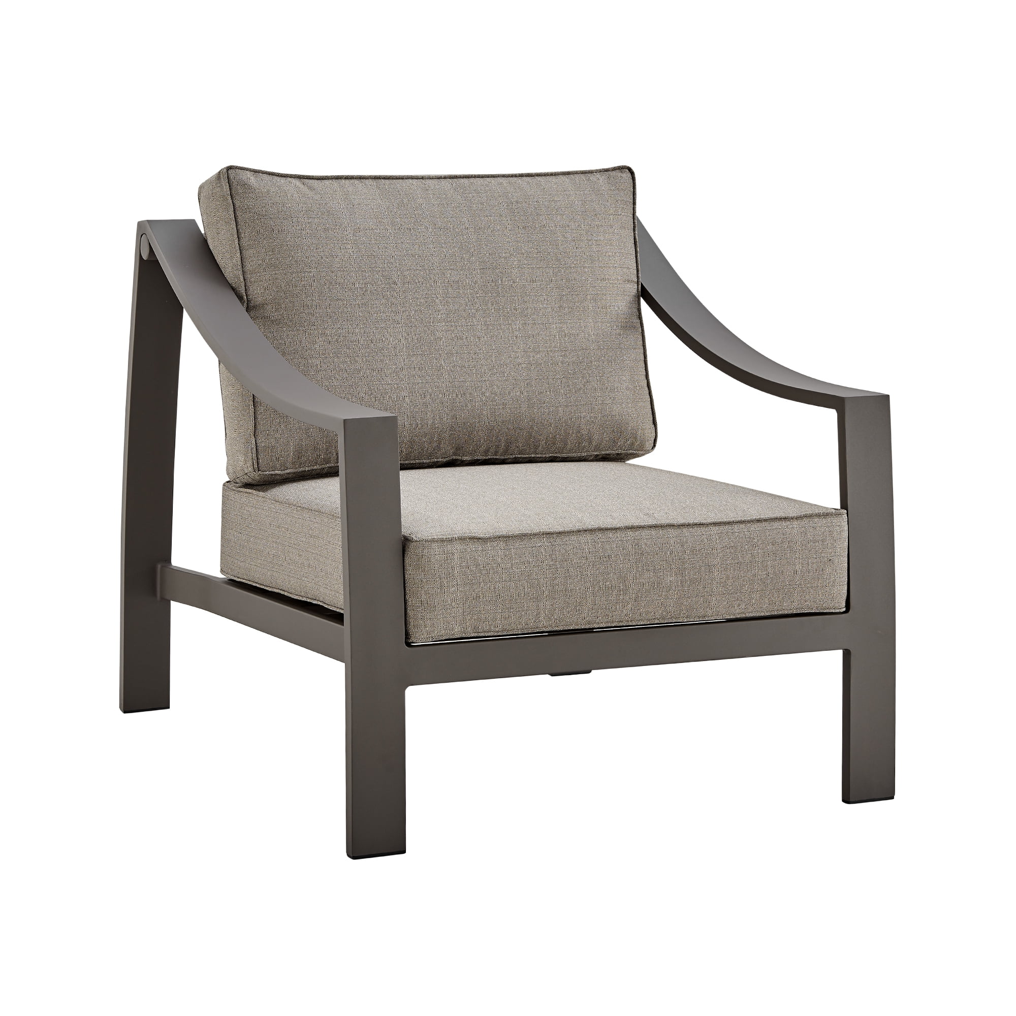 brown aluminum patio chairs