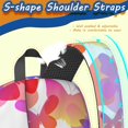 thumbnail image 5 of 17 Inch Lightweight Backpack,PVC Waterproof Oxford Fabric, Ergonomically Designed, with Large Capacity, Monarch Butterfly Aesthetic, 5 of 5