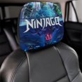 thumbnail image 4 of Ninjago Poster Car Headrest Cover Decor Vehicles Seat Pillow Cover Protector Accessories Auto Front/Rear Seats Head Rest Cover Universal Fit Most Cars Sedan SUV Van, 4 of 7