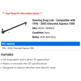 thumbnail image 2 of Steering Drag Link - Compatible with 1996 - 2002 Chevy Express 1500 1997 1998 1999 2000 2001, 2 of 2