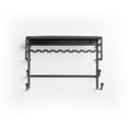 thumbnail image 2 of Black 10" Wall Mount Jewelry & Accessory Storage Rack Organizer Shelf for Earrings, Bracelets, Necklaces, & Hair Accessories, 2 of 6