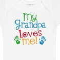 thumbnail image 4 of Inktastic Grandpa Loves Me Boys or Girls Baby Bodysuit, 4 of 5