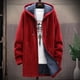 thumbnail image 4 of Cárdigan de punto coreano para hombre de otoño e invierno más suéter acolchado de terciopelo suéter de abrigo largo de moda, 4 of 5