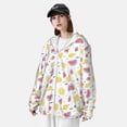 thumbnail image 3 of Balery Watermelon And Lemon Sudadera ligera de manga larga con capucha y protección solar UPF 50+ para hombre y mujer, ideal para pesca y running-X-Large, 3 of 7