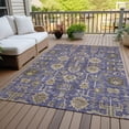 thumbnail image 6 of Addison Rugs Chantille Indoor/Outdoor Traditional Oriental Purple Washable Rectangle Rug, 3' x 5', 6 of 6