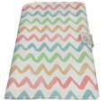 thumbnail image 2 of PKQWTM painted stripes pattern chevron Book Cover Book Protector Book Sleeve Book Pouch Book Bag 6x9 inch, 2 of 4
