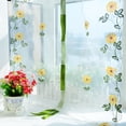 thumbnail image 3 of Cortinas Cortinas De Pantalla De Hilo De Tul Crisantemo Craqueo Transparente Para La Sala De Estar Decoración De Ventanas80x100cm, 3 of 7