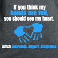thumbnail image 3 of CafePress - If You Think My Hands Are Full T Shirt - Women's Traditional Fit Dark T-Shirt, 3 of 4