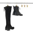 thumbnail image 3 of Colgadores para botas BEWISHOME Gold FYC30G para armario y lavandería, 30 unidades, 3 of 6