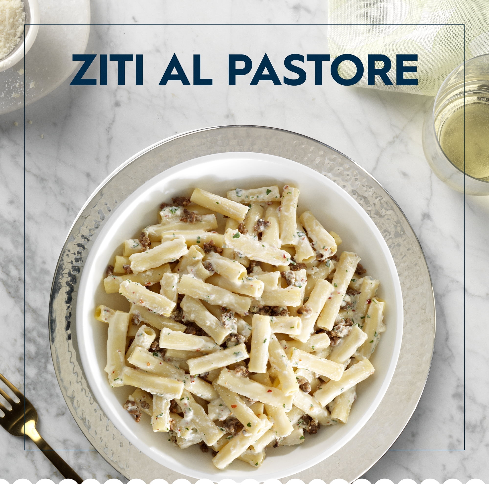 (6 pack) Barilla Classic Non-GMO, Kosher Certified Ziti Pasta, 16 oz