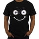 thumbnail image 1 of Camiseta de algodón con cuello redondo para hombre ropa deportiva atlética color negro talla grande, 1 of 7
